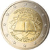Austria, 2 Euro, Traité de Rome 50 ans, 2007, Vienna, MS(65-70), Bimetaliczny