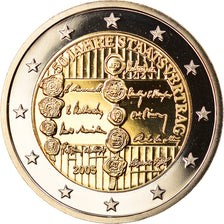 Austria, 2 Euro, 50th Anniversary of the State Treaty, 2005, Vienna, MS(65-70)