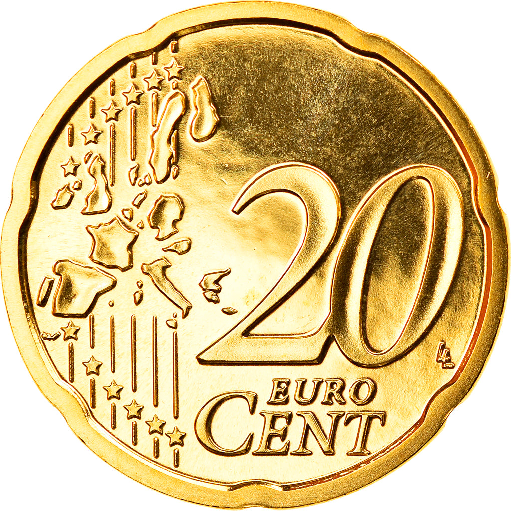Austria, 20 Euro Cent, 2005, Vienna, MS(65-70), Mosiądz, KM:3086