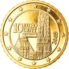Austria, 10 Euro Cent, 2003, Vienna, FDC, Ottone, KM:3085