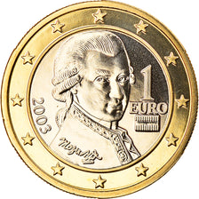 Austria, Euro, 2003, Vienna, MS(65-70), Bi-Metallic, KM:3088