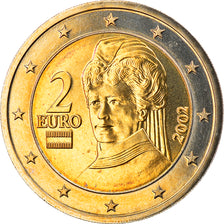 Austria, 2 Euro, 2002, Vienna, MS(65-70), Bi-Metallic, KM:3089