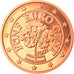 Österreich, 5 Euro Cent, 2002, Vienna, STGL, Copper Plated Steel, KM:3084