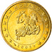 Monaco, 50 Euro Cent, 2002, AU(55-58), Brass, Gadoury:MC177, KM:172