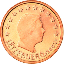Luxemburg, Euro Cent, 2002, Proof, STGL, Copper Plated Steel, KM:75