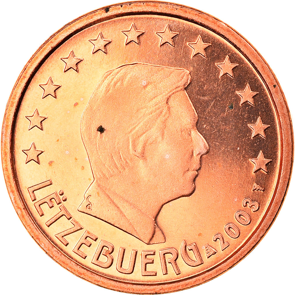 Luxembourg, Euro Cent, 2003, Proof, MS(65-70), Copper Plated Steel, KM:75