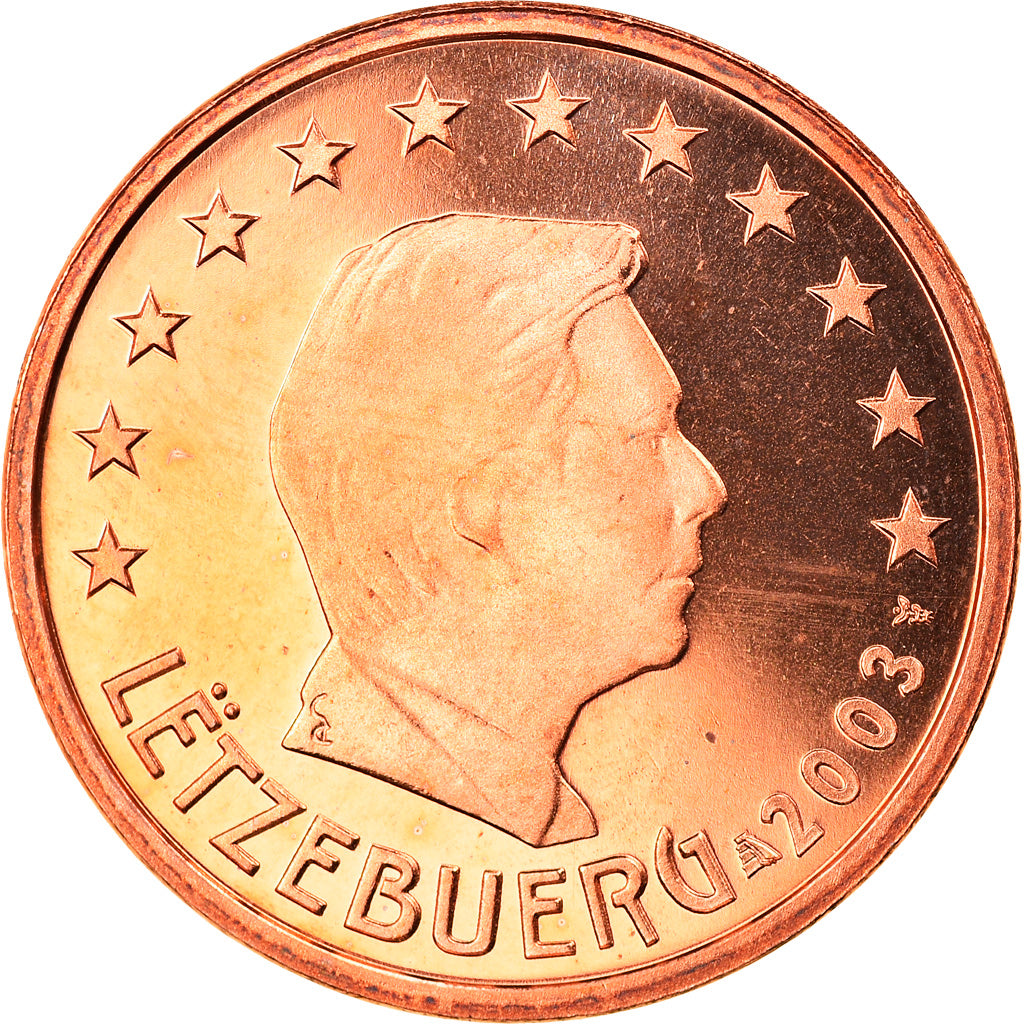 Luxembourg, 5 Euro Cent, 2003, Proof, MS(65-70), Copper Plated Steel, KM:77