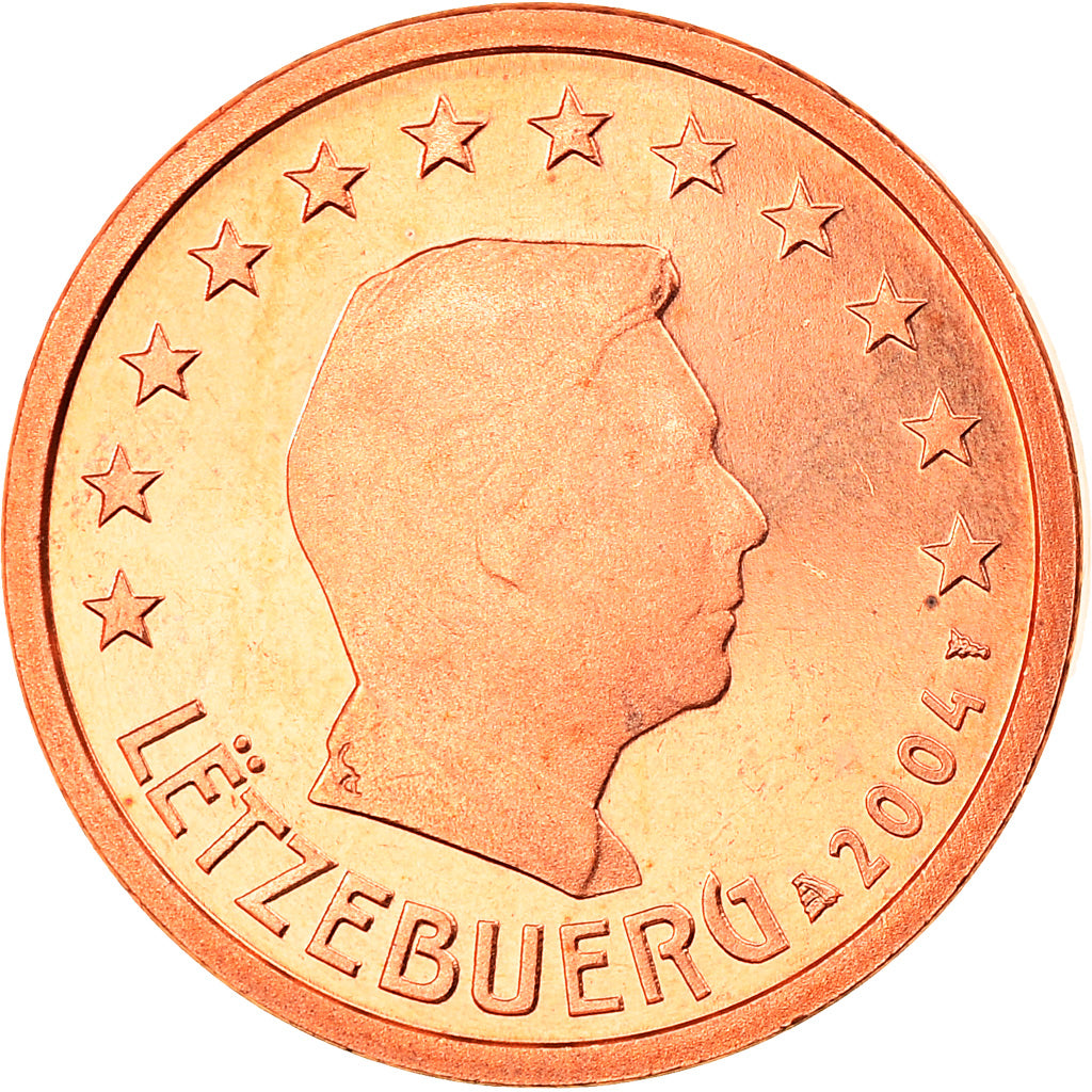 Luxembourg, Euro Cent, 2004, MS(65-70), Copper Plated Steel, KM:75