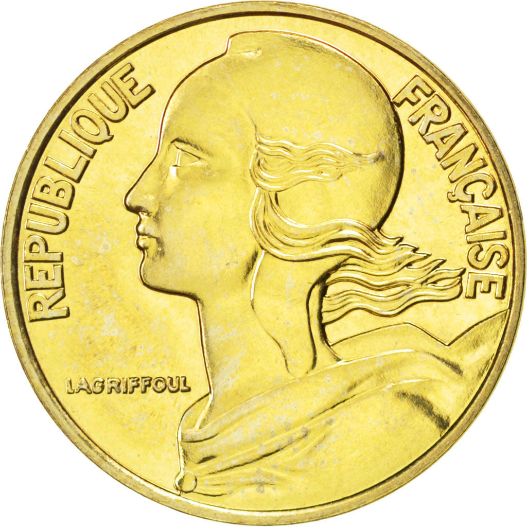 FRANCE, Marianne, 5 Centimes, 1993, Paris, KM #933, MS(63), Aluminum-Bronze,...