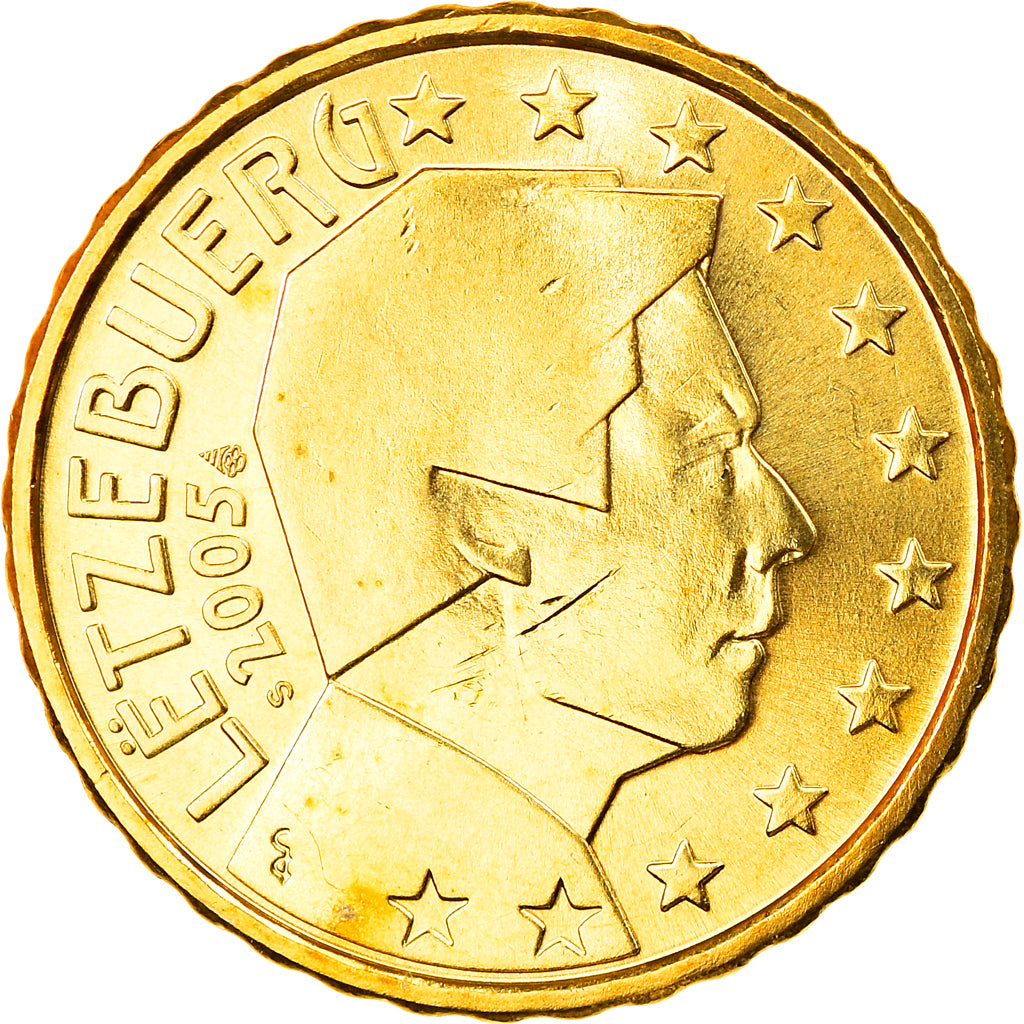 Luxemburg, 10 Euro Cent, 2005, Utrecht, FDC, Tin, KM:78