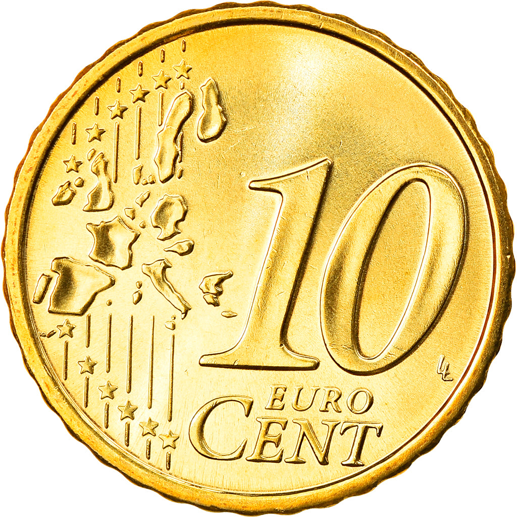 Luxemburg, 10 Euro Cent, 2005, Utrecht, FDC, Tin, KM:78