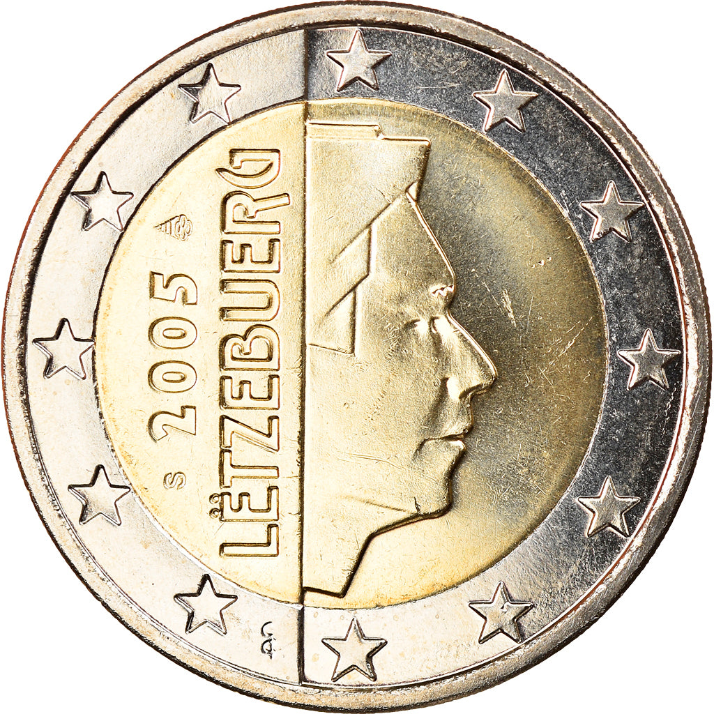 Luxembourg, 2 Euro, 2005, Utrecht, MS(65-70), Bi-Metallic, KM:82