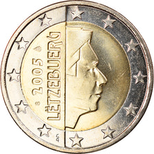 Luxembourg, 2 Euro, 2005, Utrecht, MS(65-70), Bi-Metallic, KM:82