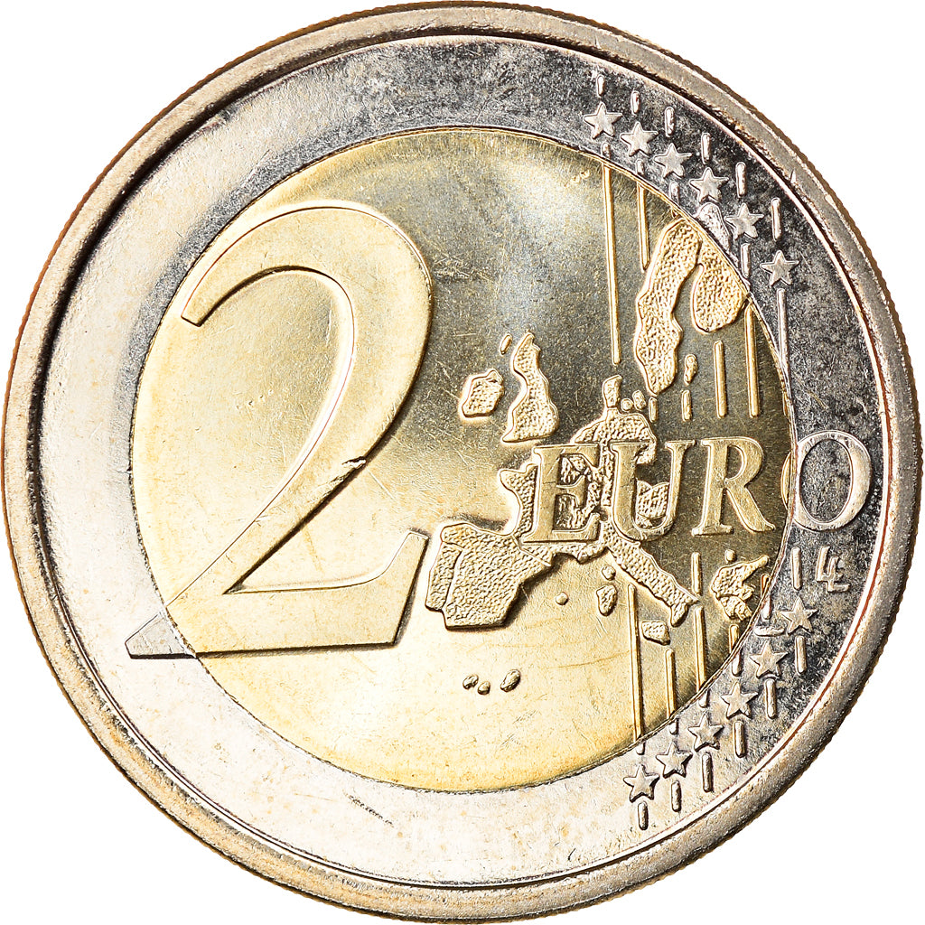 Luxembourg, 2 Euro, Henri, Adolphe, 2005, Utrecht, MS(65-70), Bi-Metallic, KM:87
