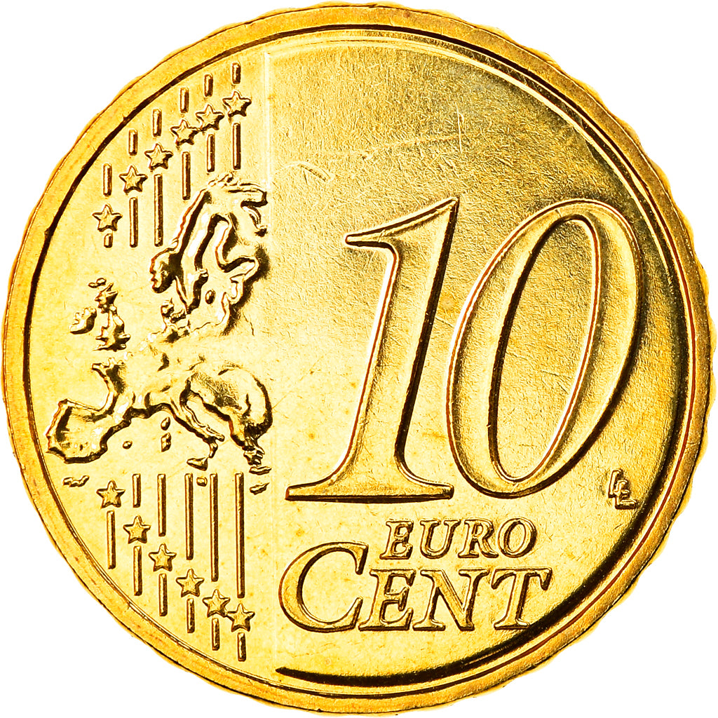 Lussemburgo, 10 Euro Cent, 2007, Utrecht, FDC, Ottone, KM:89