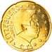 Luxembourg, 20 Euro Cent, 2007, MS(65-70), Brass, KM:90