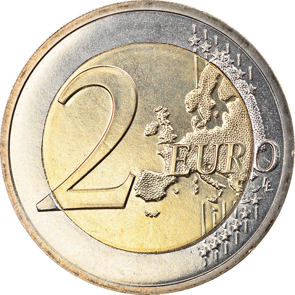 Luxembourg, 2 Euro, 2007, MS(65-70), Bi-Metallic, KM:93