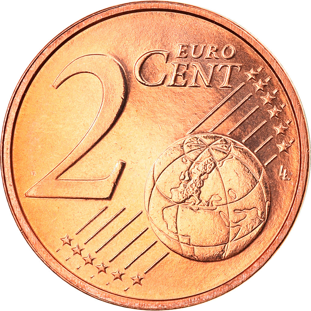Luxembourg, 2 Euro Cent, 2009, MS(65-70), Copper Plated Steel, KM:76