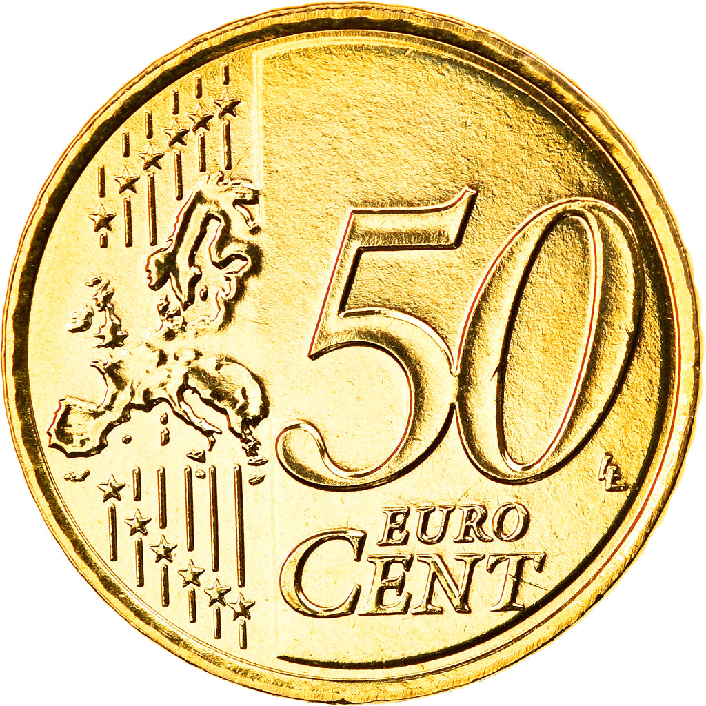 Luxembourg, 50 Euro Cent, 2009, MS(65-70), Brass, KM:91