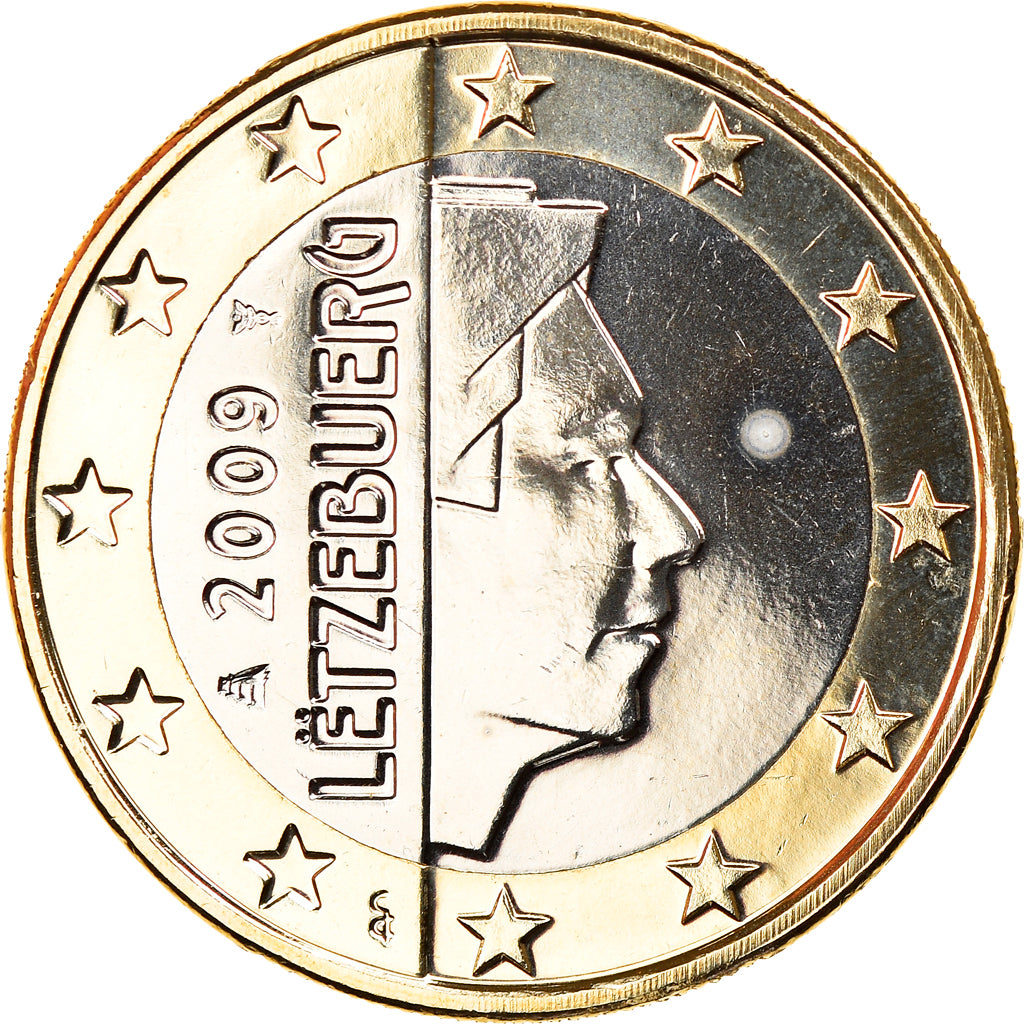 Luxembourg, Euro, 2009, MS(65-70), Bi-Metallic, KM:92