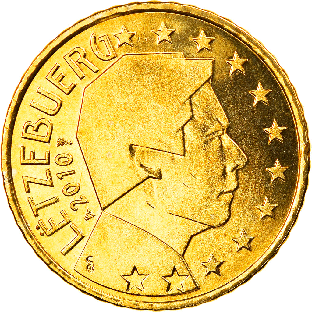 Lussemburgo, 50 Euro Cent, 2010, FDC, Ottone, KM:91