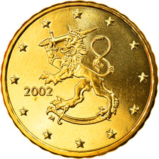 Finlandia, 10 Euro Cent, 2002, Vantaa, FDC, Ottone, KM:101