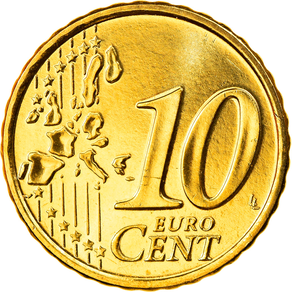 Finlandia, 10 Euro Cent, 2002, Vantaa, FDC, Ottone, KM:101