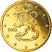 Finlandia, 50 Euro Cent, 2002, Vantaa, FDC, Ottone, KM:103
