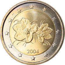 Finlândia, 2 Euro, 2004, Vantaa, MS(65-70), Bimetálico, KM:105