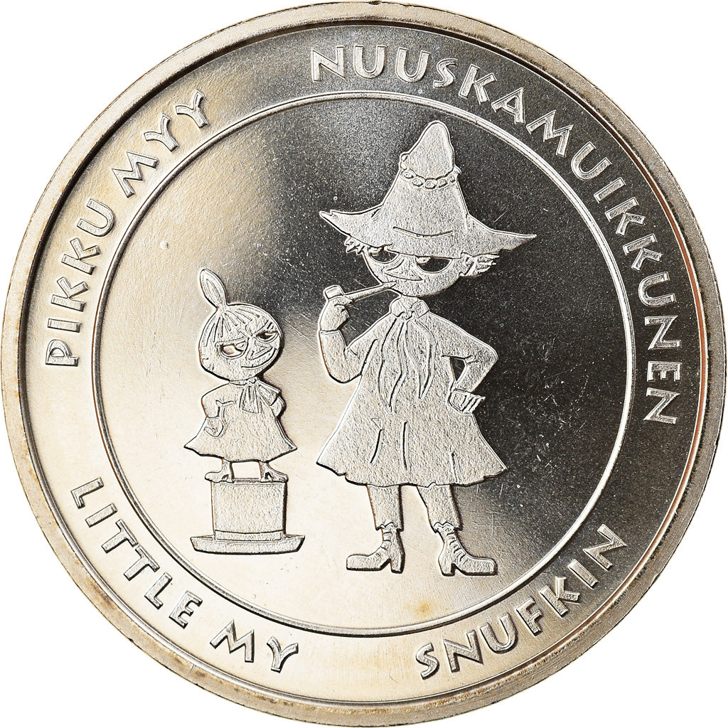 Finland, Token, Rahapaja Oy, Tove Jansson, 2001, MS(65-70), Copper-nickel