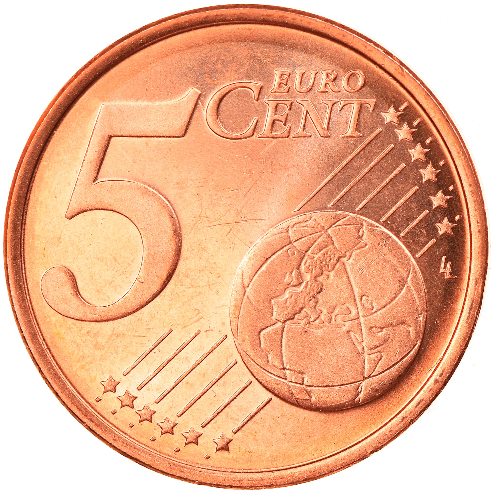 Finnland, 5 Euro Cent, 2005, Vantaa, STGL, Copper Plated Steel, KM:100