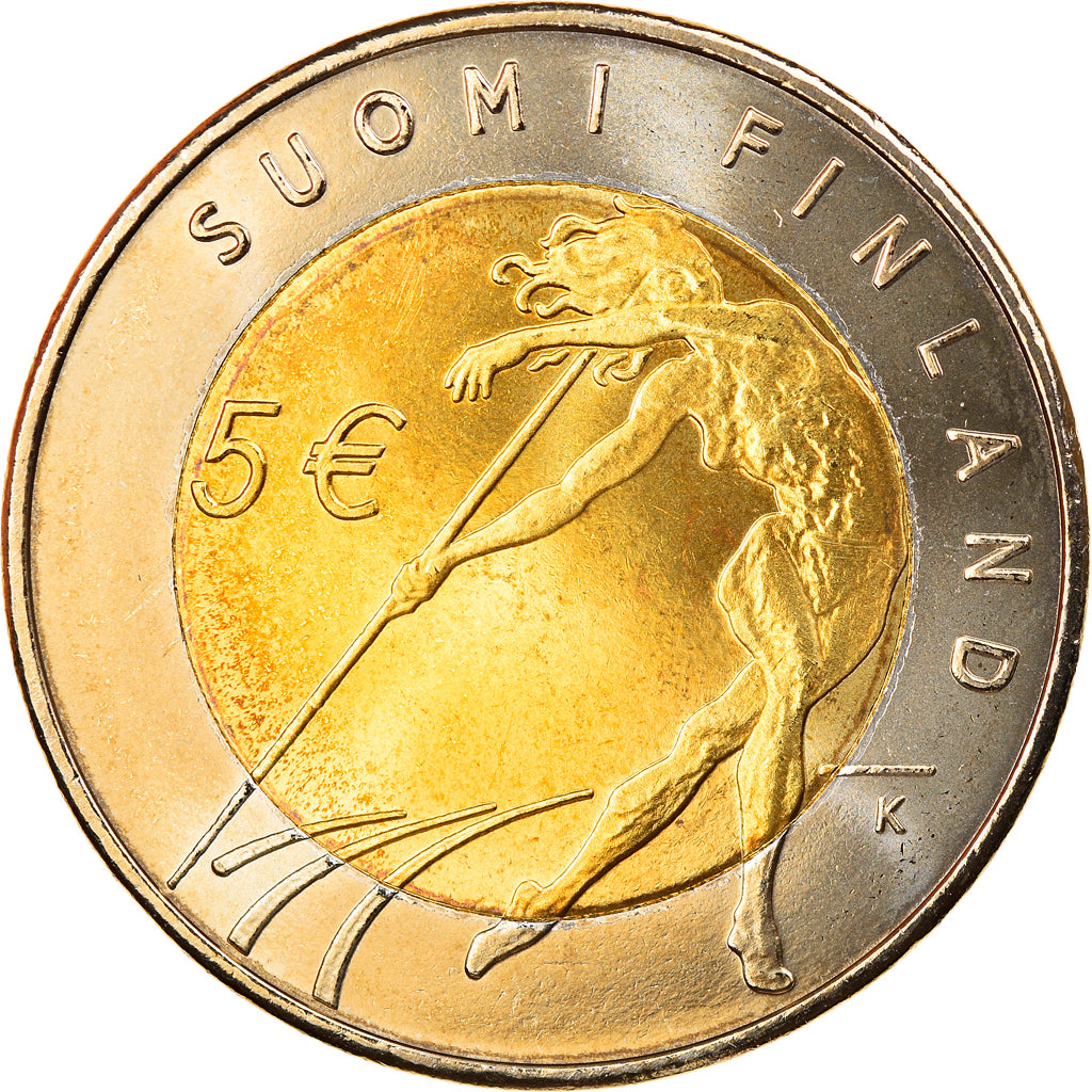 Finlandia, 5 Euro, Helsinki Athletic Championship, 2005, Vantaa, FDC