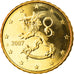 Finlandia, 10 Euro Cent, 2007, Vantaa, FDC, Ottone, KM:126