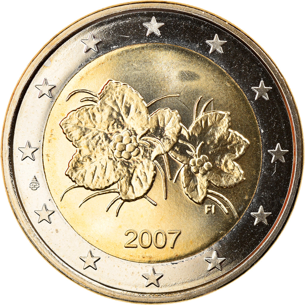 Finland, 2 Euro, 2007, Vantaa, MS(65-70), Bi-Metallic, KM:130