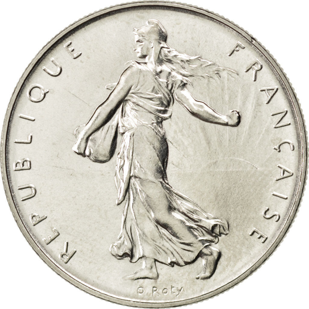 FRANCE, Semeuse, Franc, 1972, Paris, KM #925.1, MS(63), Nickel, 24, Gadoury...