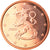 Finlandia, 5 Euro Cent, 2009, Vantaa, FDC, Cobre chapado en acero, KM:100