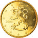 Finlândia, 10 Euro Cent, 2009, Vantaa, MS(65-70), Latão, KM:126