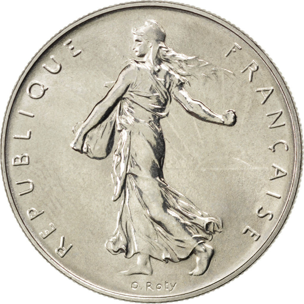 FRANCE, Semeuse, Franc, 1973, Paris, KM #925.1, MS(63), Nickel, 24, Gadoury...