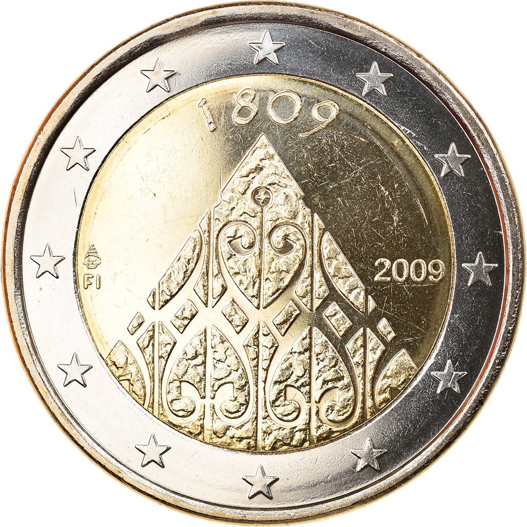 Finland, 2 Euro, Autonomy, 2009, Vantaa, MS(65-70), Bi-Metallic, KM:149