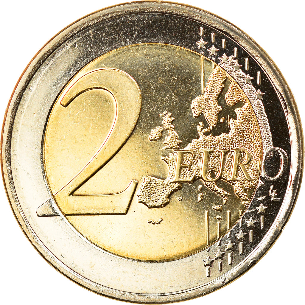 Finland, 2 Euro, Finnish Currency, 150th Anniversary, 2010, Vantaa, MS(65-70)