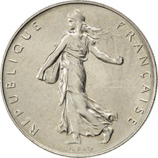 FRANCE, Semeuse, Franc, 1977, Paris, KM #925.1, MS(63), Nickel, 24, Gadoury...