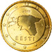 Estonia, 50 Euro Cent, 2011, Vantaa, FDC, Latón, KM:66