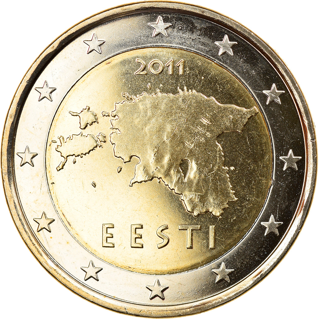 Estonia, 2 Euro, 2011, Vantaa, FDC, Bi-metallico, KM:68