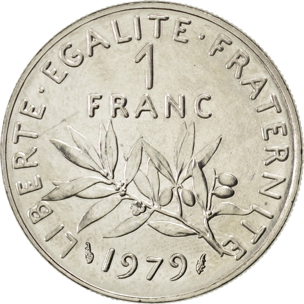 Francia, Semeuse, Franc, 1979, SPL, Nichel, KM:925.1, Gadoury:474