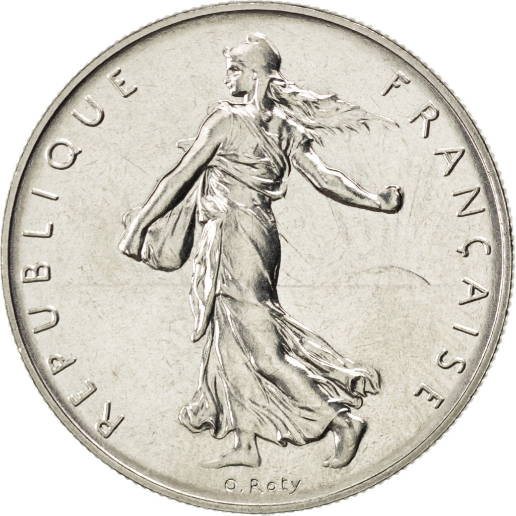 FRANCE, Semeuse, Franc, 1983, Paris, KM #925.1, MS(63), Nickel, 24, Gadoury...