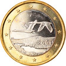 Finland, Euro, 2001, Vantaa, MS(65-70), Bi-Metallic, KM:104