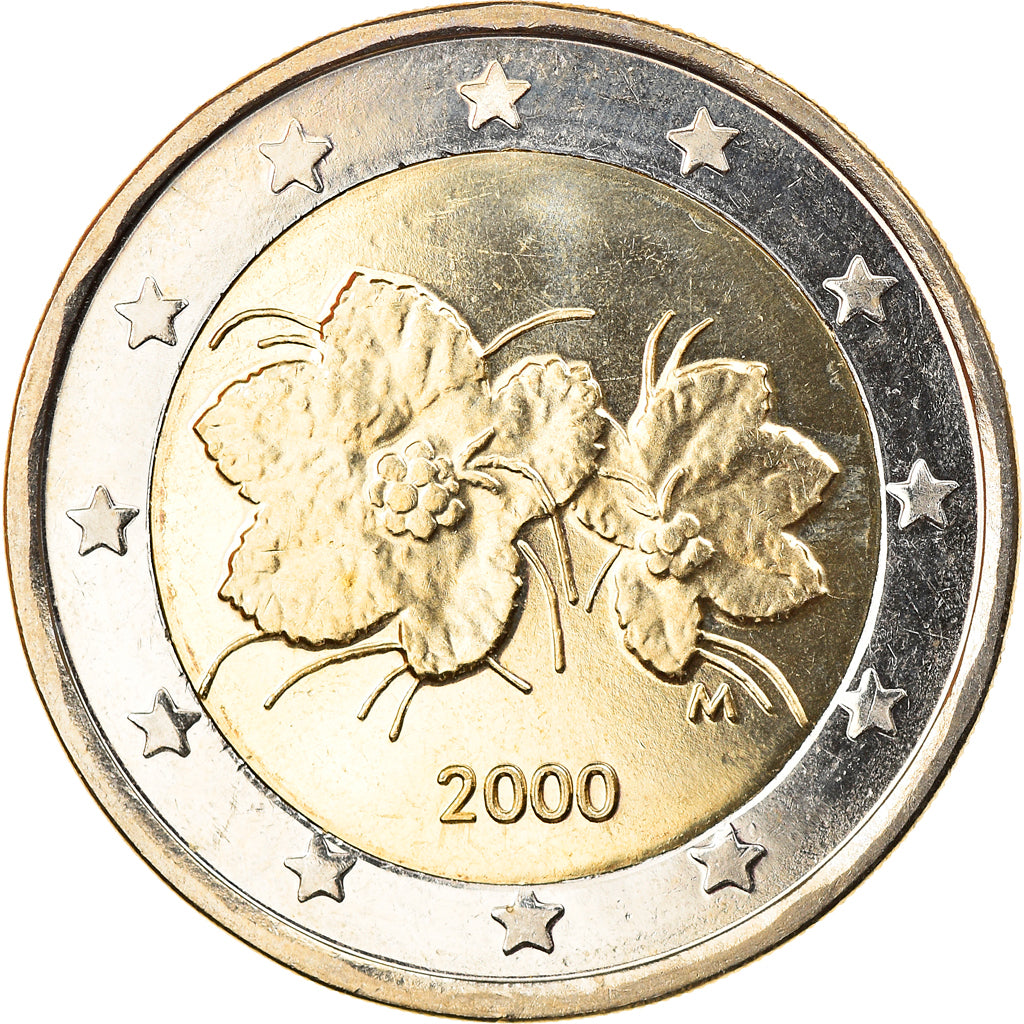 Finland, 2 Euro, 2000, Vantaa, MS(65-70), Bi-Metallic, KM:105