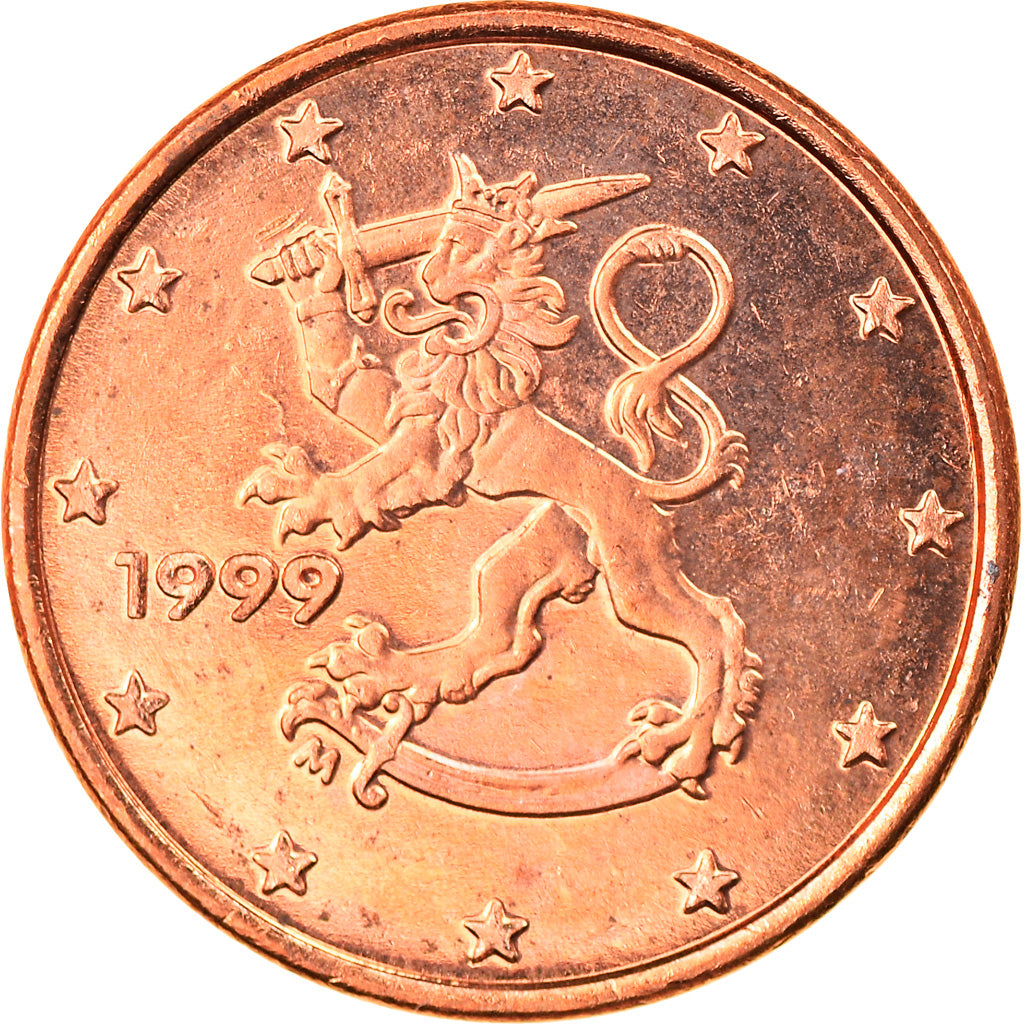 Finlande, Euro Cent, 1999, Vantaa, FDC, Copper Plated Steel, KM:98