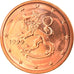 Finnland, 2 Euro Cent, 1999, Vantaa, STGL, Copper Plated Steel, KM:99
