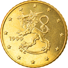 Finland, 50 Euro Cent, 1999, Vantaa, MS(65-70), Brass, KM:103